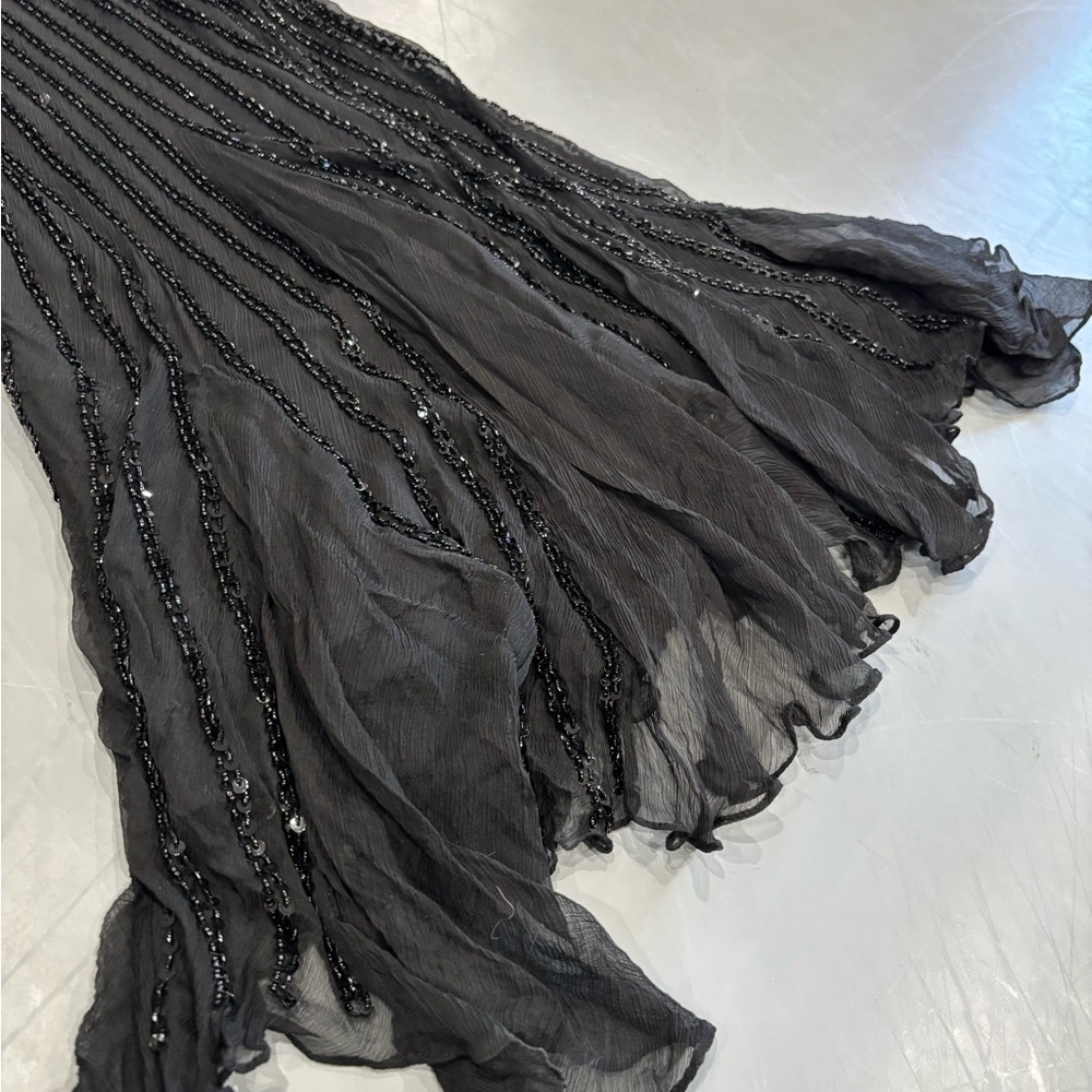 Vintage Pronovias Beaded Evening Gown - Picture 4 of 11
